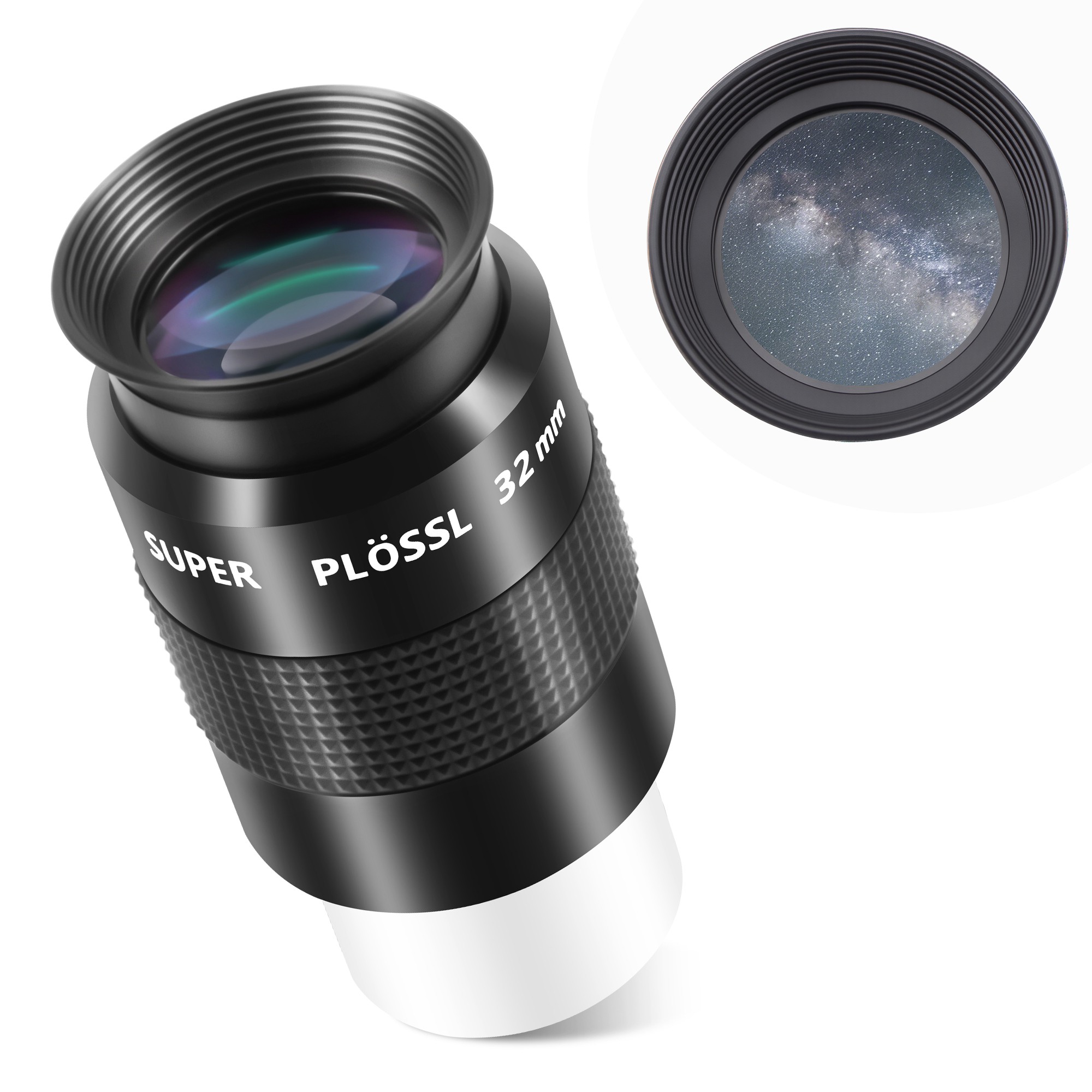 Astromania Telescope Eyepiece, 52 Degree Super Plossl Telescope Eyepiece 32mm, Fully Multi-Coated Telescope Lense with Filter Thread, 1.25 Inches Telescope Accessories for Moon & Planetary Observation