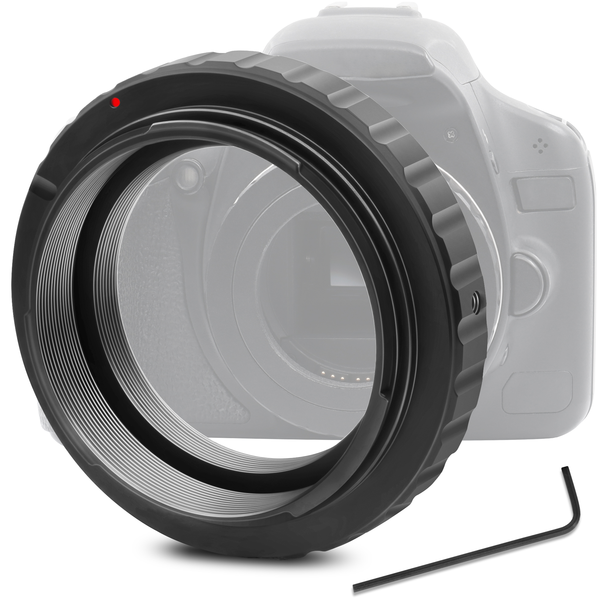 Astromania Metal T-ring Adapter for Canon EOS DSLR/SLR (Fits All Canon EOS SLR/DSLR Cameras)