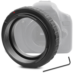 Astromania Metal T-ring Adapter for Canon EOS DSLR/SLR (Fits All Canon EOS SLR/DSLR Cameras)