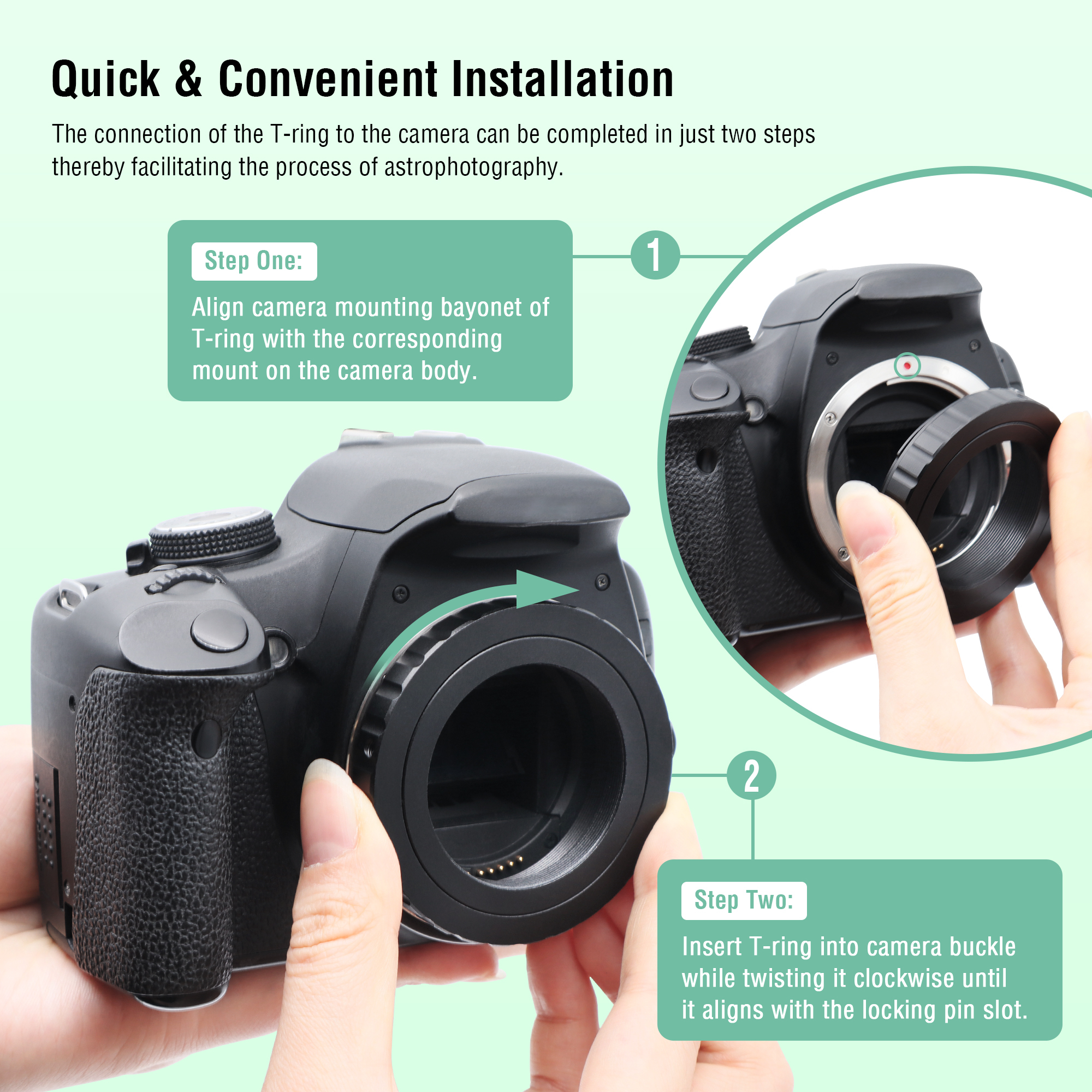 Astromania Telescope/spotting Scope Accessories T-ring for 42mm Pentax-k Camera