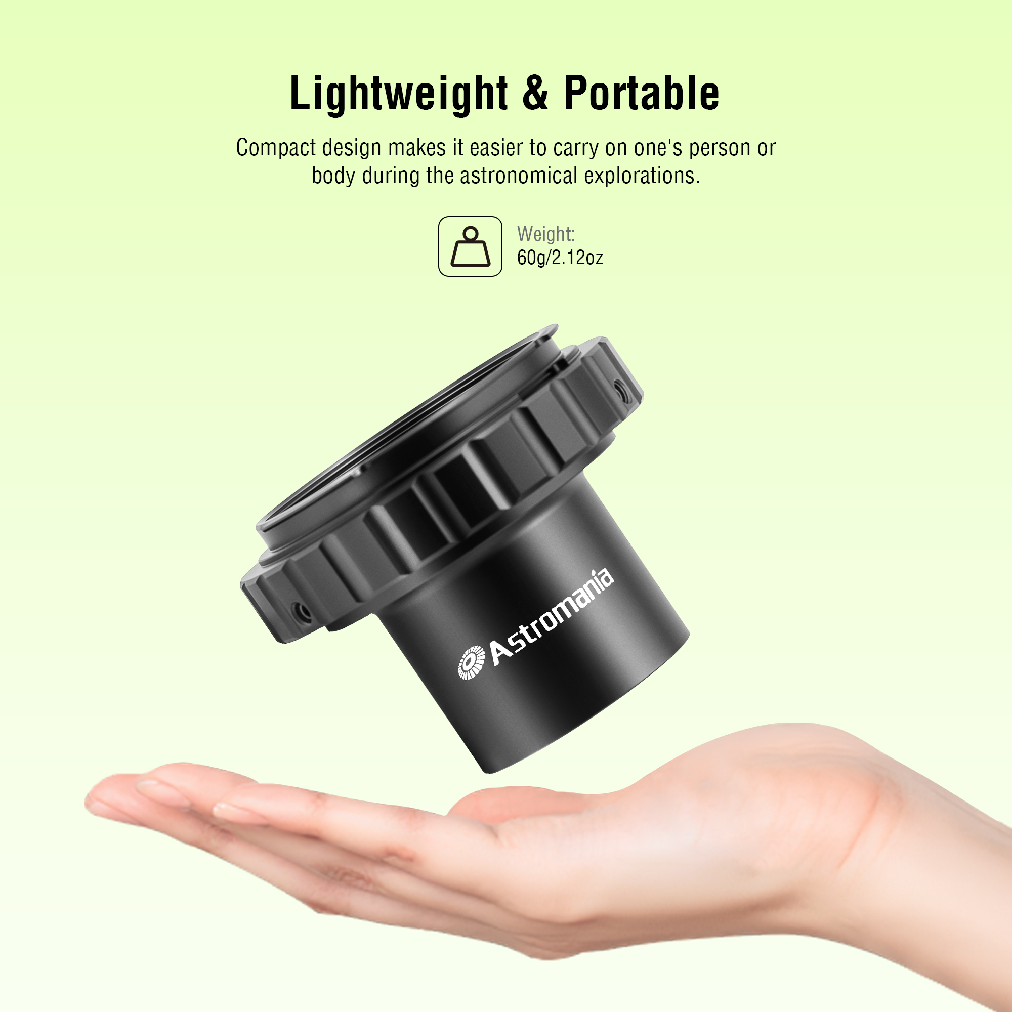 Astromania T2 T Ring and M42 T-Mount Telescope Camera Adapter, T-Ring for Nikon SLR/DSLR Camera with F-Bayonet & T Adapter 1.25 inches Astrophotography Telescope Accessory Fit for Astronomy Telescopes