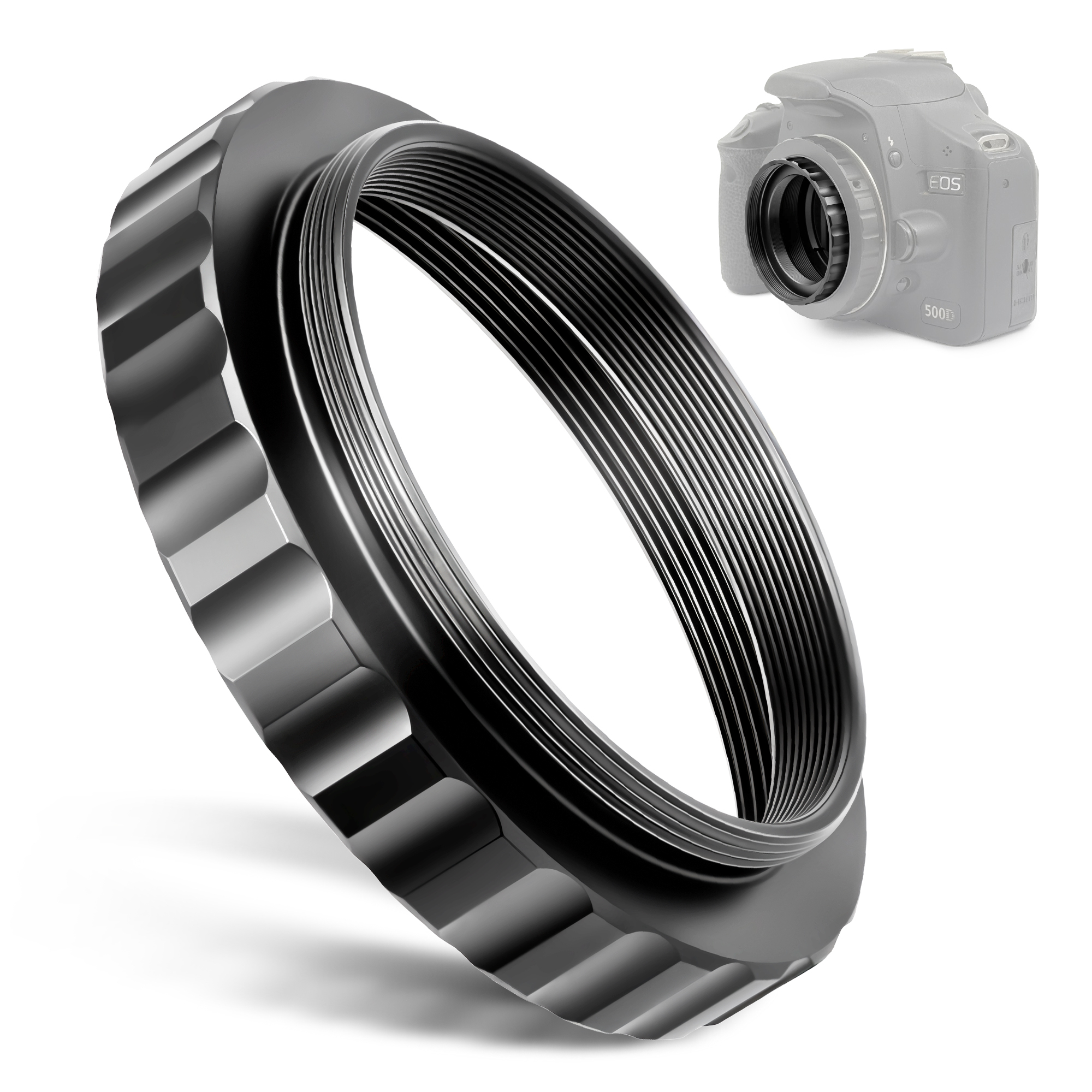 Astromania M48X0.75 (2" Filter) Female to M42X0.75 T/T2 Male Thread Telescope Adapter