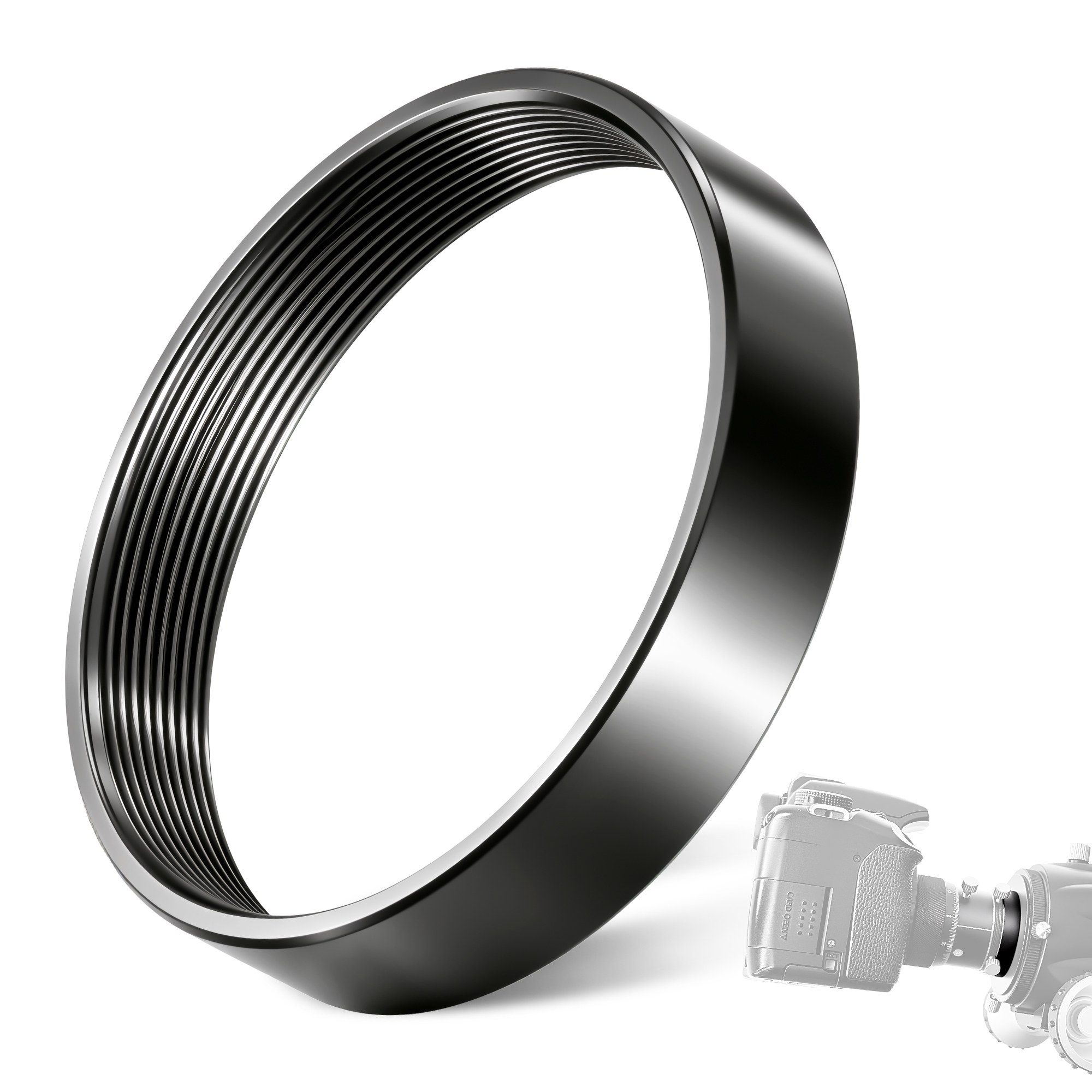 Astromania M42X0.75 Female to M42X0.75 Female Thread Telescope Adapter - 9mm