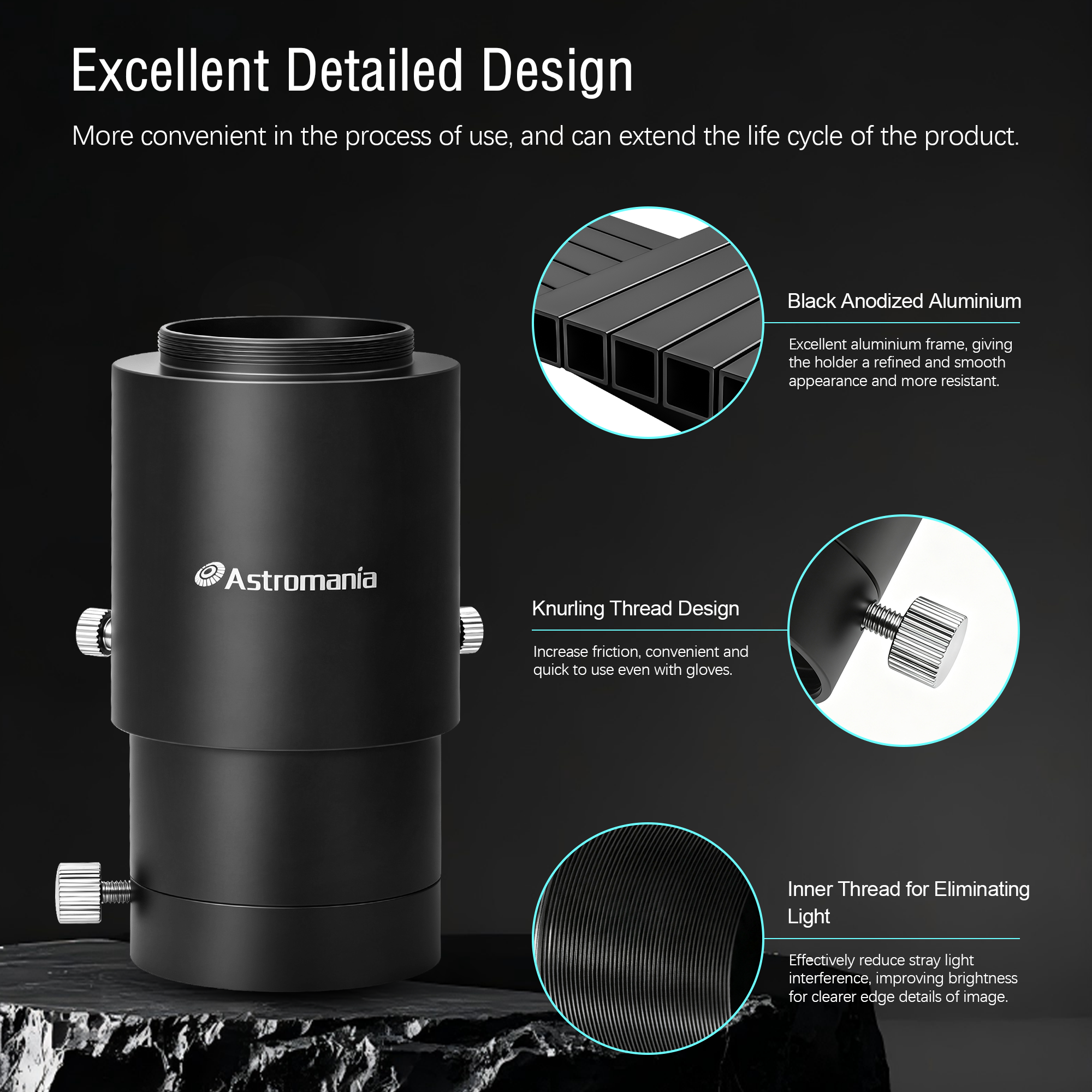Astromania 2" Variable Universal Camera Adapter