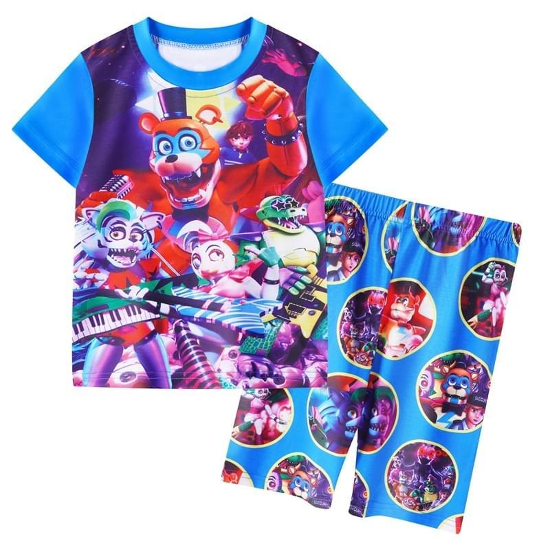 Boy Five Nights At Freddy'S Summer Pajama Sets