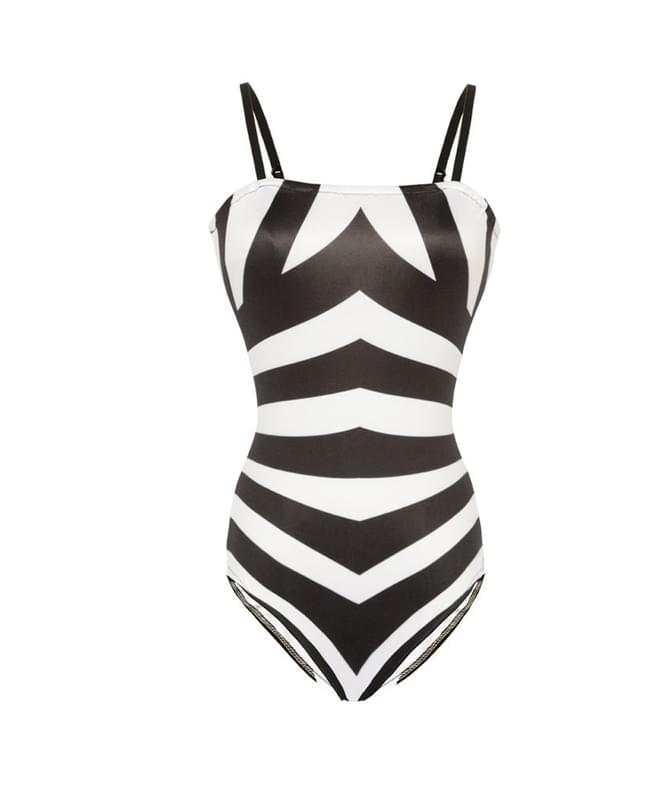 Women Black And White Barbie Movie One Piece Swimsuit