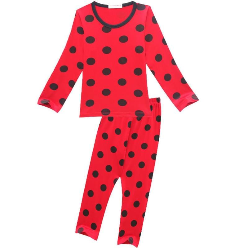 Girl Miraculous Ladybug Cosplay Halloween Sleepwear Pajamas
