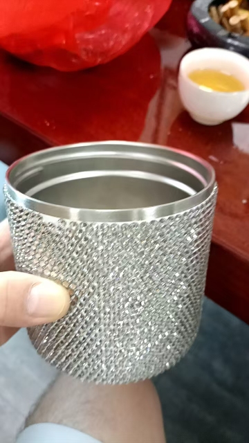 Diamond-mounted with crystal Swarovski