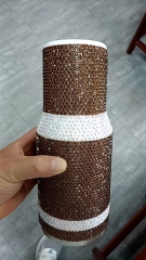 Diamond-mounted with crystal Swarovski