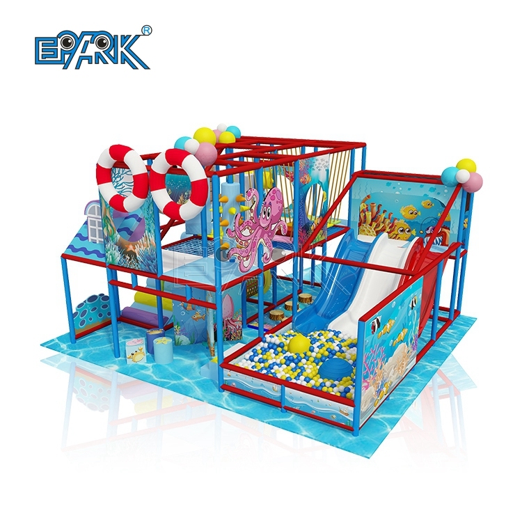 Parque de atracciones comercial para niños de nuevo diseño, equipo de juegos interior suave y pequeño.