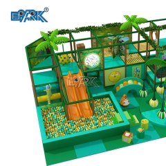 Parque infantil interior personalizado con temática de bosque, juegos blandos para niños pequeños a la venta