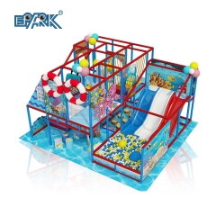 Parque de atracciones comercial para niños de nuevo diseño, equipo de juegos interior suave y pequeño.