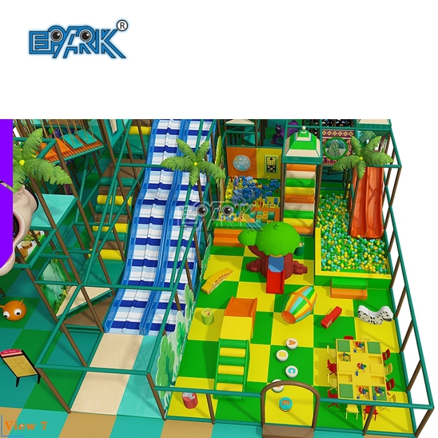 Customized Indoor Kids Maze Soft Playground Jungle Themed Toddler Play Modules