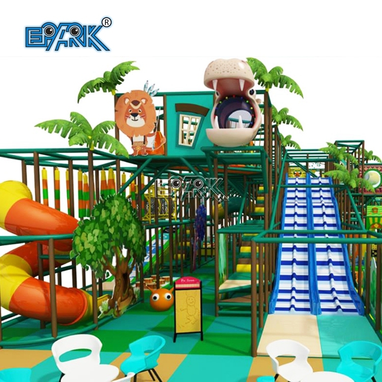 Customized Indoor Kids Maze Soft Playground Jungle Themed Toddler Play Modules