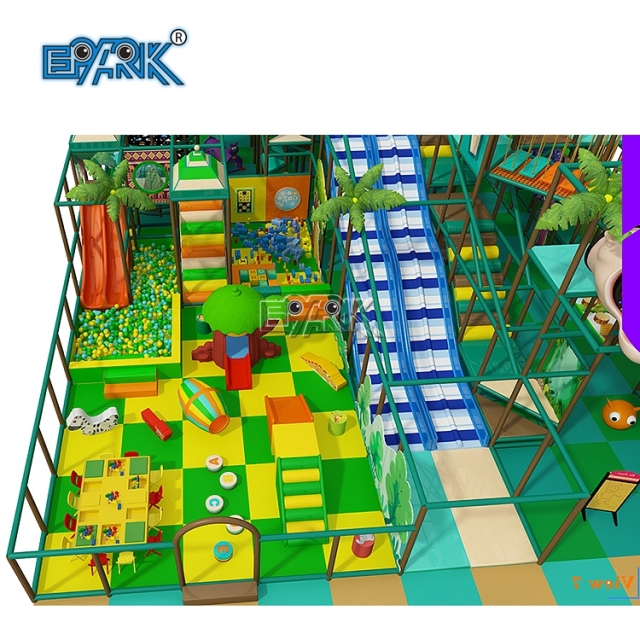 Customized Indoor Kids Maze Soft Playground Jungle Themed Toddler Play Modules