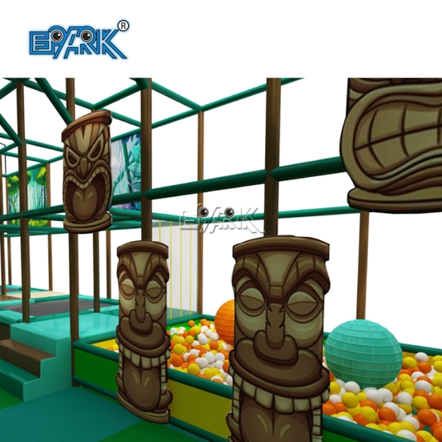 Customized Indoor Kids Maze Soft Playground Jungle Themed Toddler Play Modules
