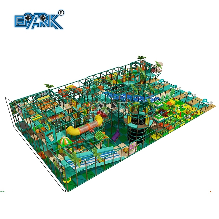 Customized Indoor Kids Maze Soft Playground Jungle Themed Toddler Play Modules