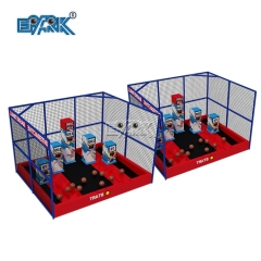 Atracciones de juegos en interiores Parque de trampolines Juegos Fútbol interactivo
