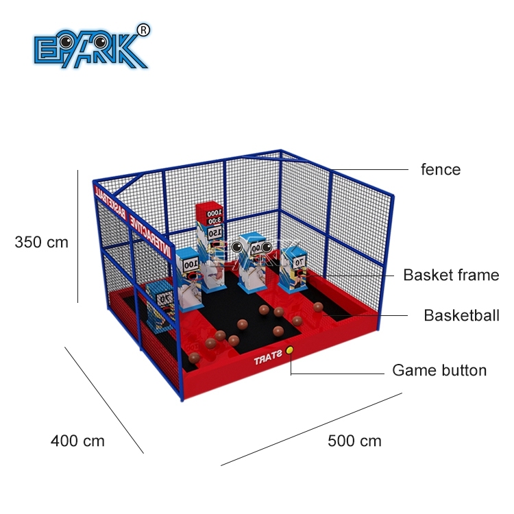 Atracciones de juegos en interiores Parque de trampolines Juegos Fútbol interactivo