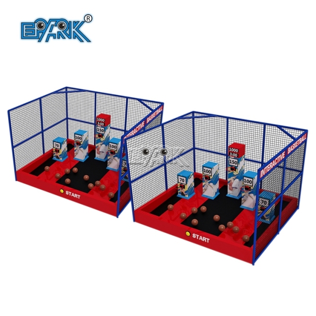 Atracciones de juegos en interiores Parque de trampolines Juegos Fútbol interactivo