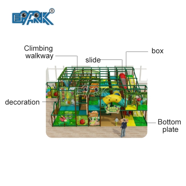 Precios de equipos de juegos infantiles comerciales para interiores