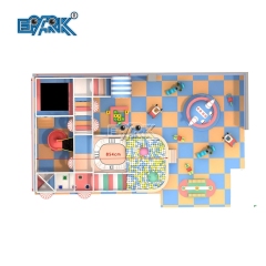 Diversión en interiores Castillo travieso Gimnasio de escalada para bebés Estructura de juegos Lugares Entretenimiento