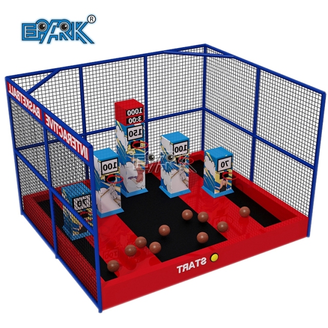 Atracciones de juegos en interiores Parque de trampolines Juegos Fútbol interactivo