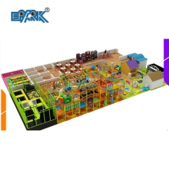 Sala de juegos para niños, sala de juegos blanda, área de juegos interior, parque de atracciones, casa de juegos