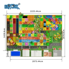 Sala de juegos para niños, sala de juegos blanda, área de juegos interior, parque de atracciones, casa de juegos