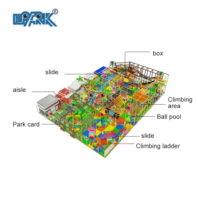 Sala de juegos para niños, sala de juegos blanda, área de juegos interior, parque de atracciones, casa de juegos