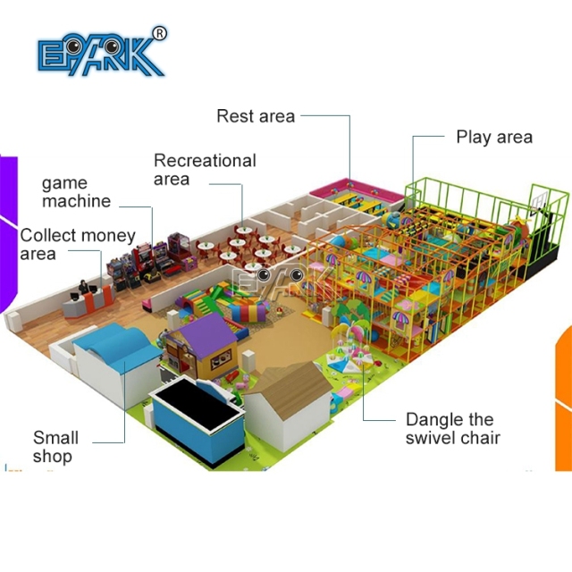 Equipo de juegos infantiles de interior de último diseño, juego blando de interior a la venta
