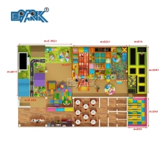 Equipo de juegos infantiles de interior de último diseño, juego blando de interior a la venta