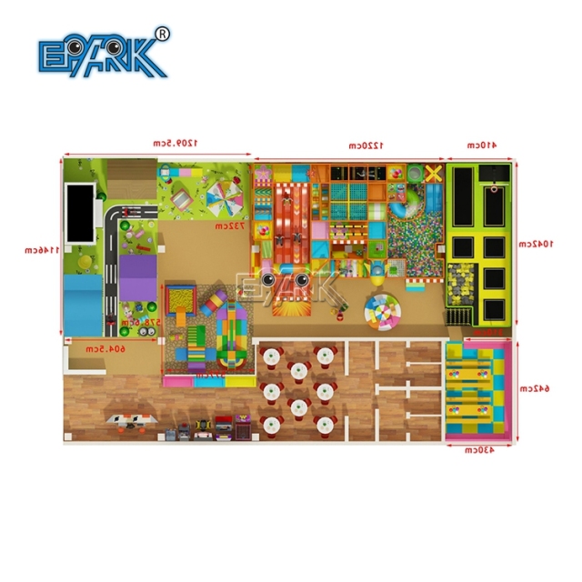 Equipo de juegos infantiles de interior de último diseño, juego blando de interior a la venta