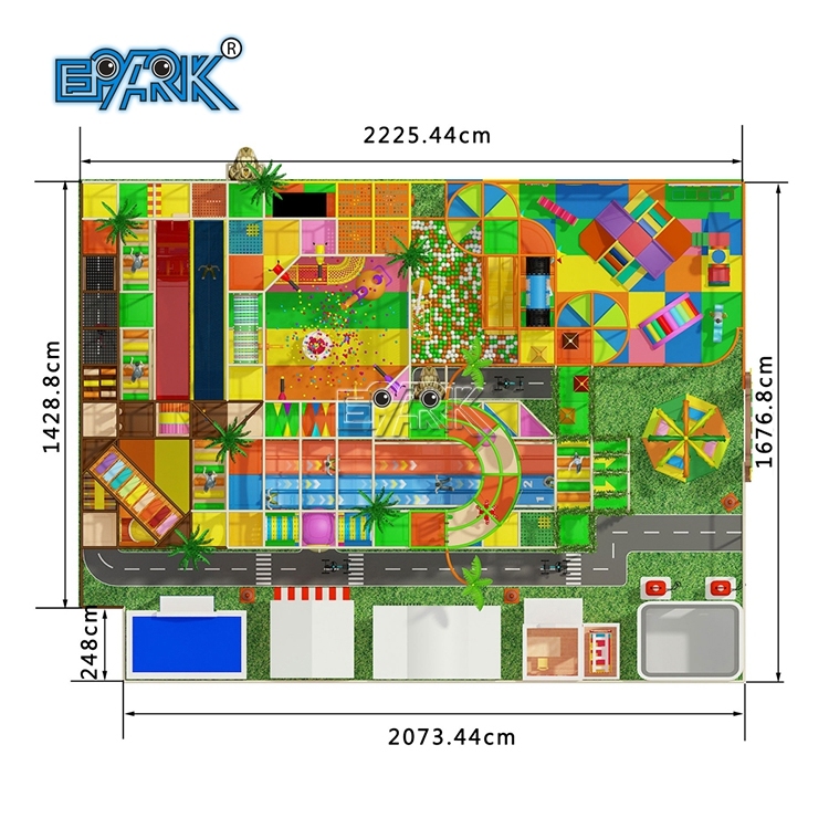 Kids Mall Room Soft Play Games Indoor Playground Area Amusement Park Rides Play House