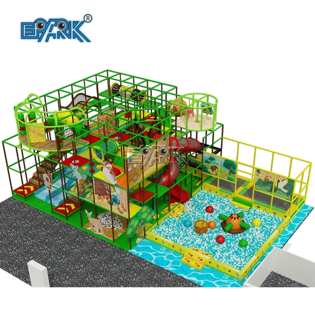 Fabricante profesional de equipos de juegos infantiles de interior de seguridad para niños, parque temático de red, patio de juegos portátil para niños