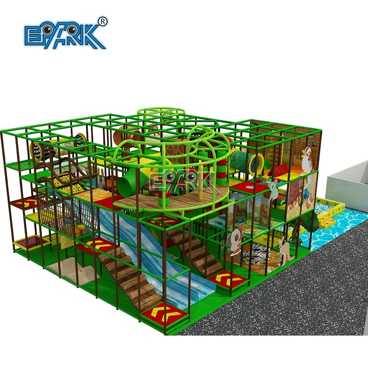 Fabricante profesional de equipos de juegos infantiles de interior de seguridad para niños, parque temático de red, patio de juegos portátil para niños