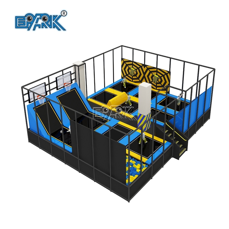 Venta de equipos de juegos infantiles de interior y parque de trampolines.