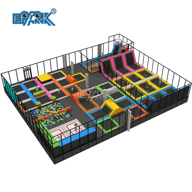 Parque de Trampolines Entretenimiento El Mejor Trampolín de Interior para Adultos Desafío
