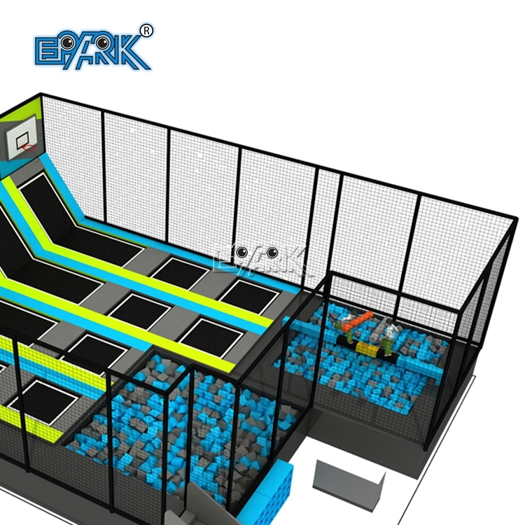 Trampolines comerciales de diseño especial. Parques de trampolines interiores para niños en venta.