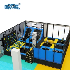 Parque de trampolines para niños y adultos, equipo de juegos interior en venta