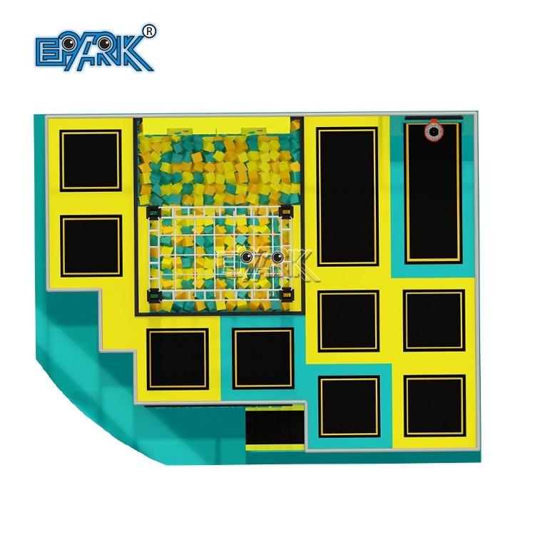 Parque de trampolines para niños y adultos, equipo de juegos interior en venta