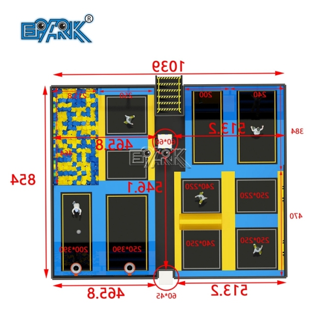 Venta de equipos de juegos infantiles de interior y parque de trampolines.,EPARK Indoor Playground One-stop Solution