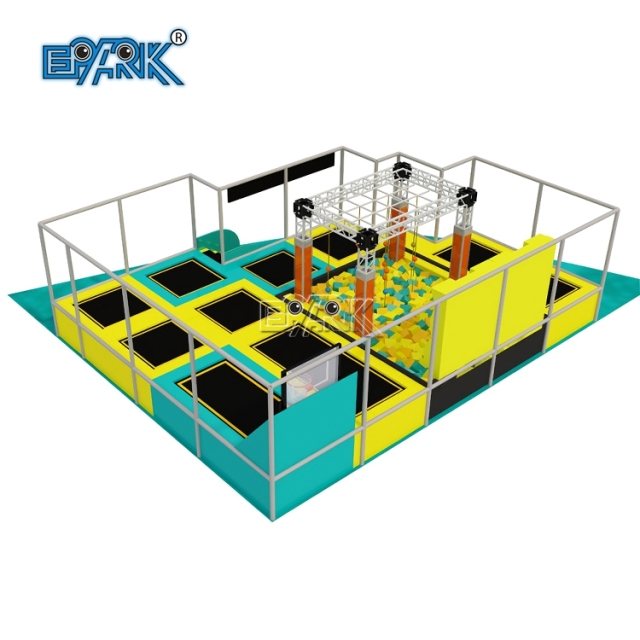 Parque de trampolines para niños y adultos, equipo de juegos interior en venta
