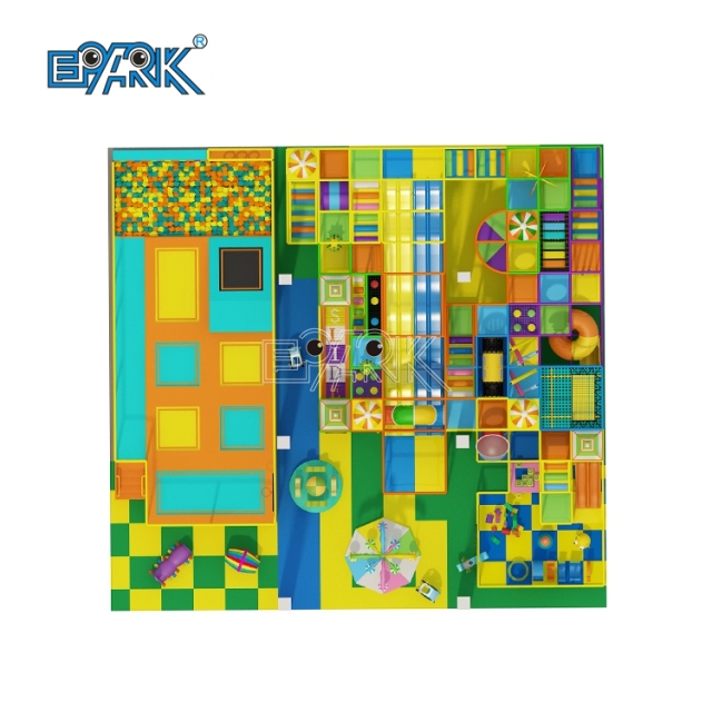 Nuevo diseño comercial para parques infantiles de interior, equipo de tamaño pequeño y suave, piscina de bolas para niños, juego en Guangzhou
