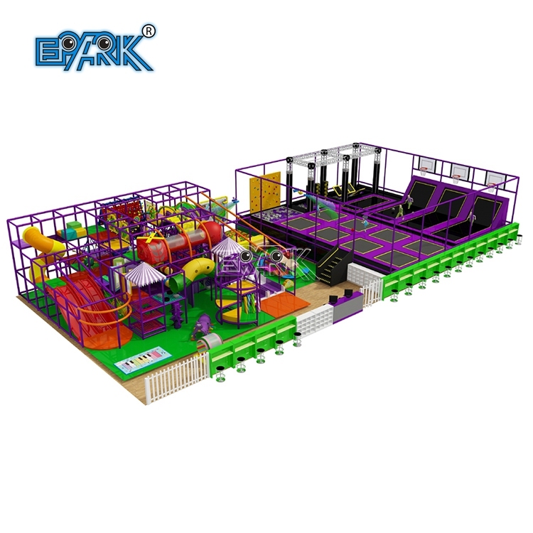 Parque de juegos interior, parque de trampolines de juego suave para niños, equipo para parque de juegos