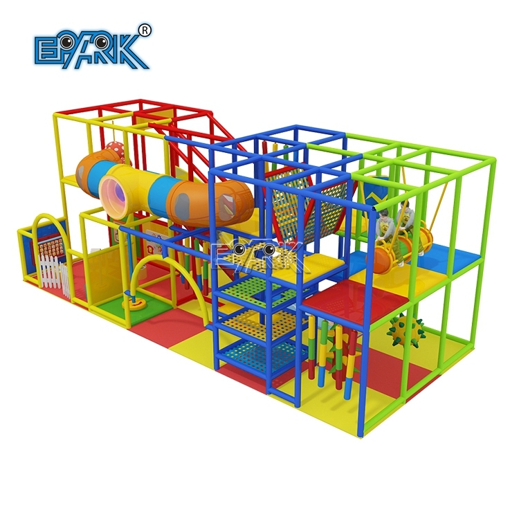 Great Rainbow Theme Amusement Park Kids Play Area Indoor Playground Party Rental Equipment Soft Play Children Park