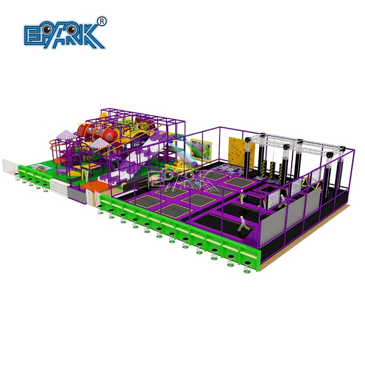 Parque de juegos interior, parque de trampolines de juego suave para niños, equipo para parque de juegos