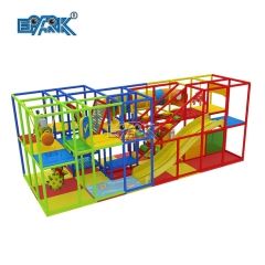 Great Rainbow Theme Amusement Park Kids Play Area Indoor Playground Party Rental Equipment Soft Play Children Park