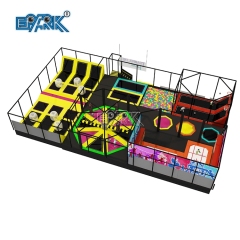 Parque de juegos interior temático Parque de atracciones para niños Parque de trampolines