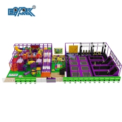 Parque de juegos interior, parque de trampolines de juego suave para niños, equipo para parque de juegos